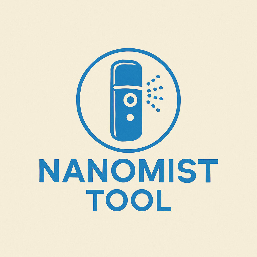 Logo for NanoMist Tool – portable nano mist sprayer for face hydration and skincare